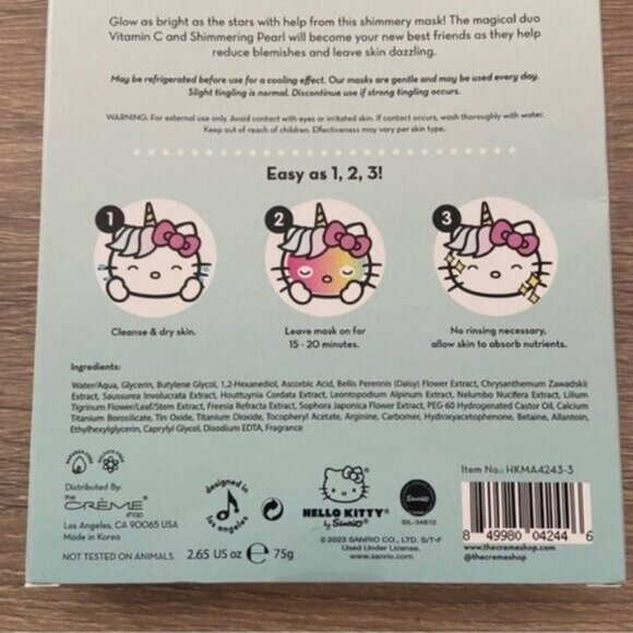 The Crème Shop x Hello Kitty x Keroppi Sheet Mask Bundle NEW - Picture 9 of 9